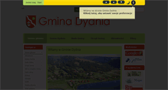 Desktop Screenshot of gminadydnia.pl
